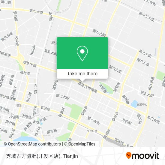 秀域古方减肥(开发区店) map