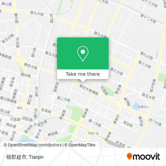 领郡超市 map