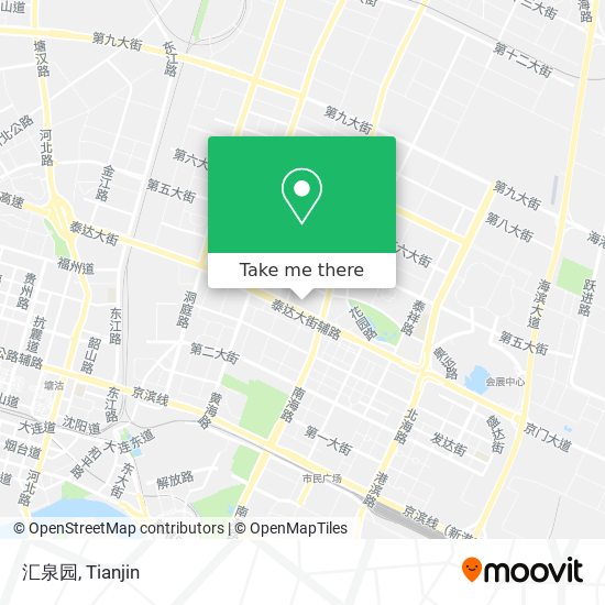 汇泉园 map