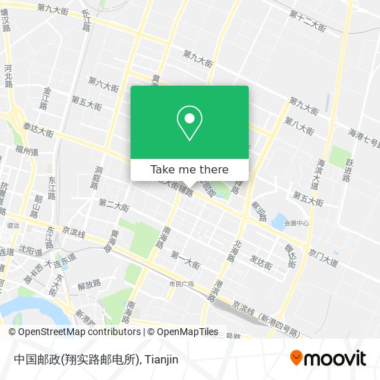 中国邮政(翔实路邮电所) map