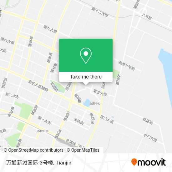 万通新城国际-3号楼 map