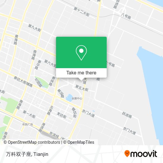 万科双子座 map