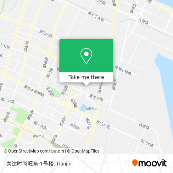 泰达时尚旺角-1号楼 map