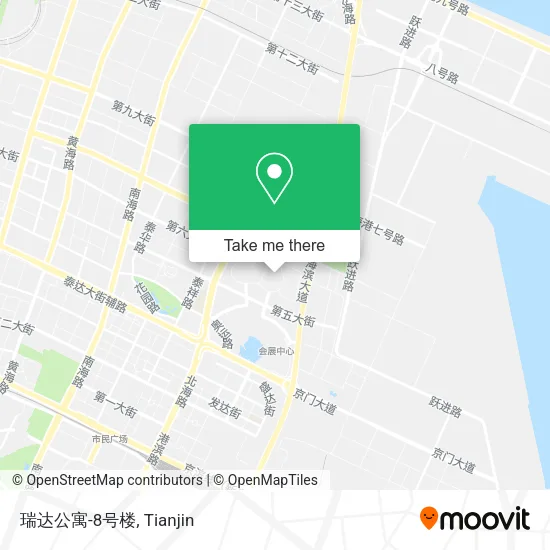 瑞达公寓-8号楼 map