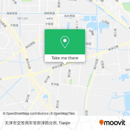 天津市交管局车管所津西分所 map