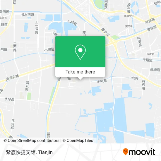 紫霞快捷宾馆 map