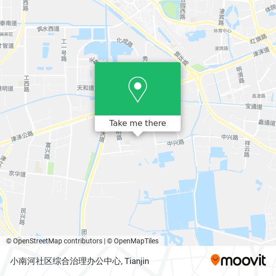 小南河社区综合治理办公中心 map