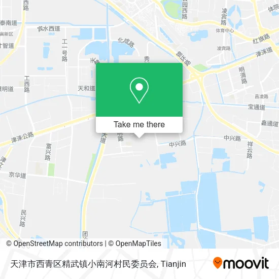 天津市西青区精武镇小南河村民委员会 map