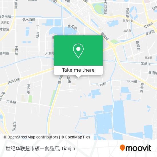 世纪华联超市硕一食品店 map
