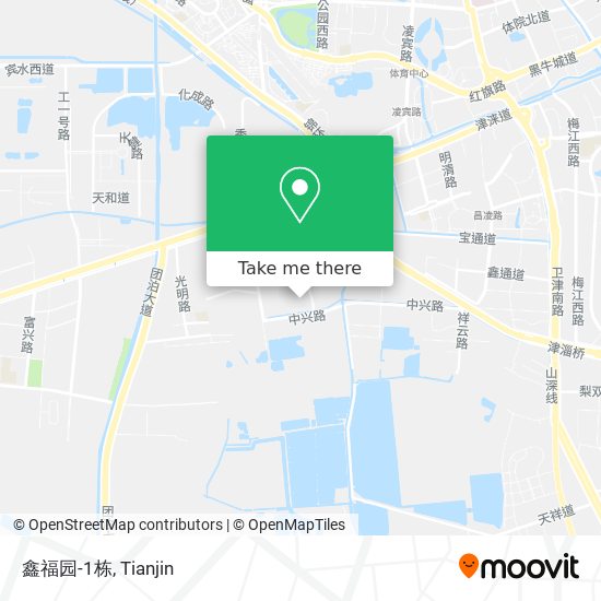 鑫福园-1栋 map