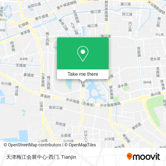 天津梅江会展中心-西门 map