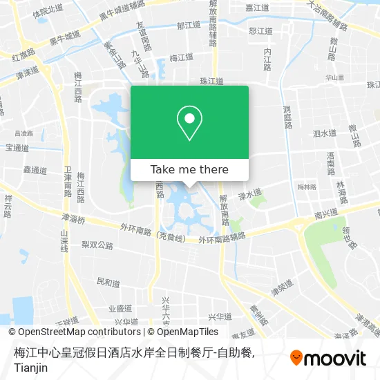 梅江中心皇冠假日酒店水岸全日制餐厅-自助餐 map
