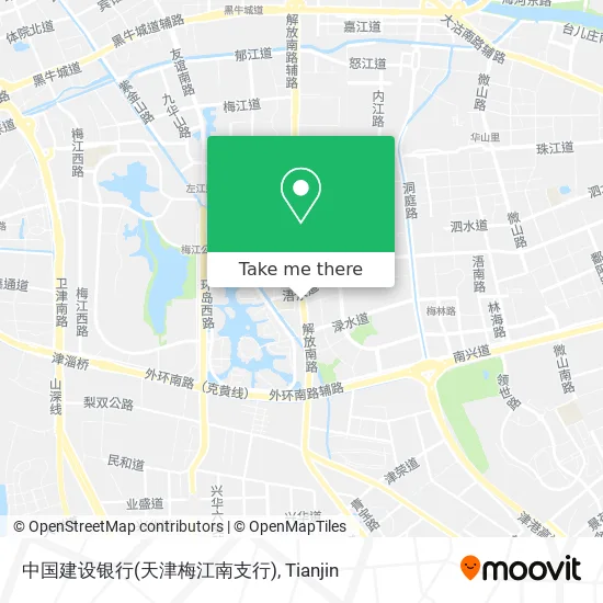 中国建设银行(天津梅江南支行) map