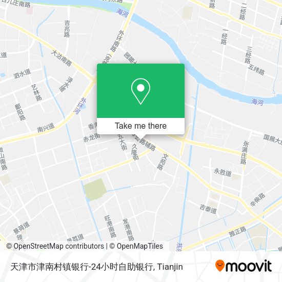 天津市津南村镇银行-24小时自助银行 map