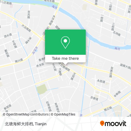 北塘海鲜大排档 map