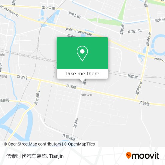信泰时代汽车装饰 map