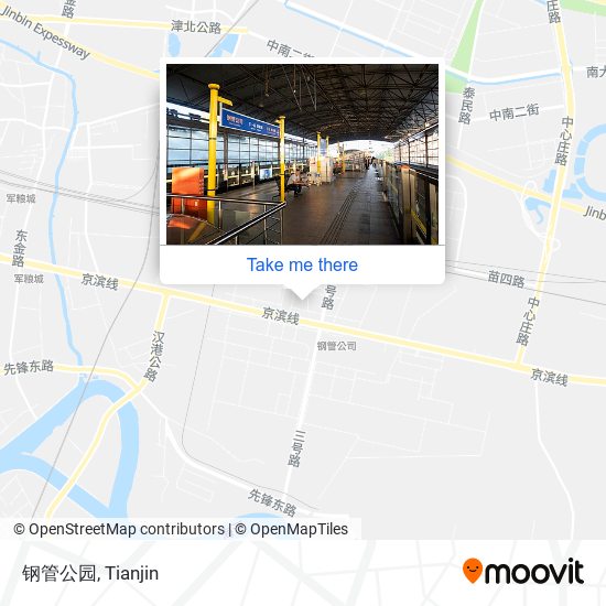钢管公园 map
