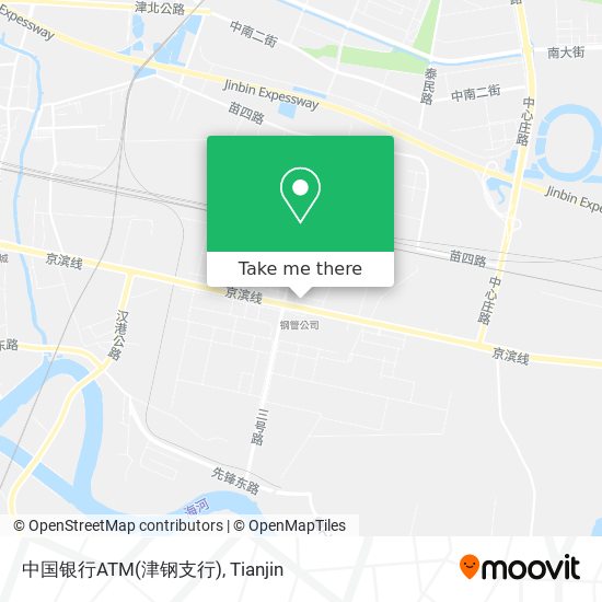 中国银行ATM(津钢支行) map