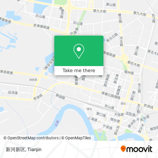 新河新区 map