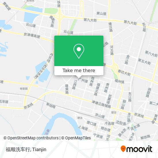 福顺洗车行 map
