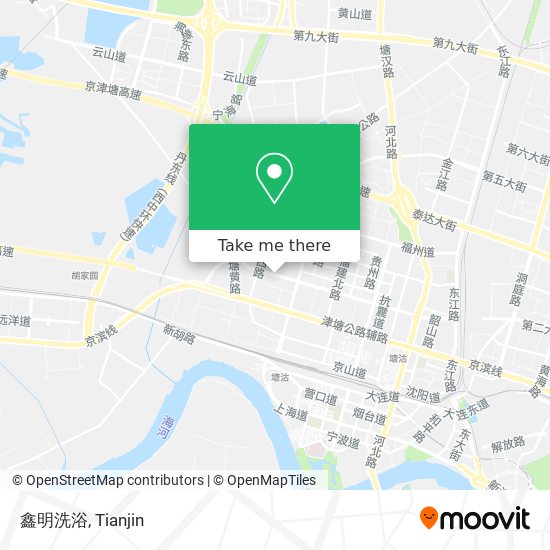 鑫明洗浴 map