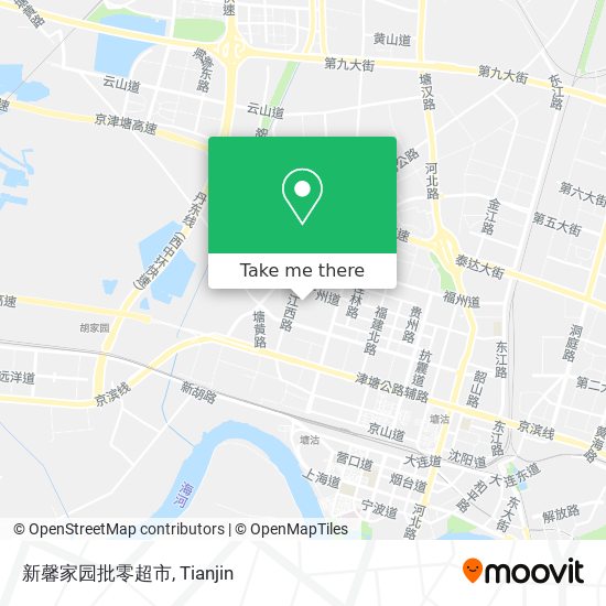 新馨家园批零超市 map