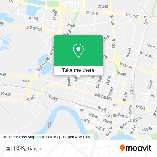 秦川菜馆 map