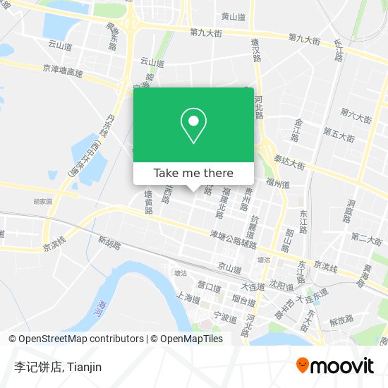 李记饼店 map