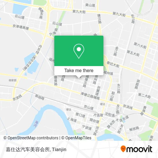 嘉仕达汽车美容会所 map