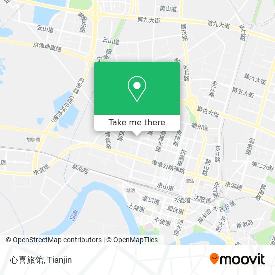 心喜旅馆 map