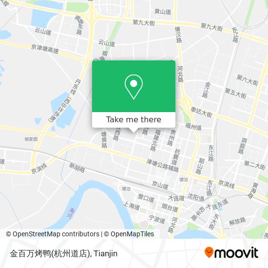 金百万烤鸭(杭州道店) map