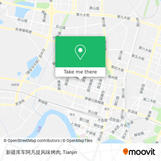 新疆库车阿凡提风味烤肉 map