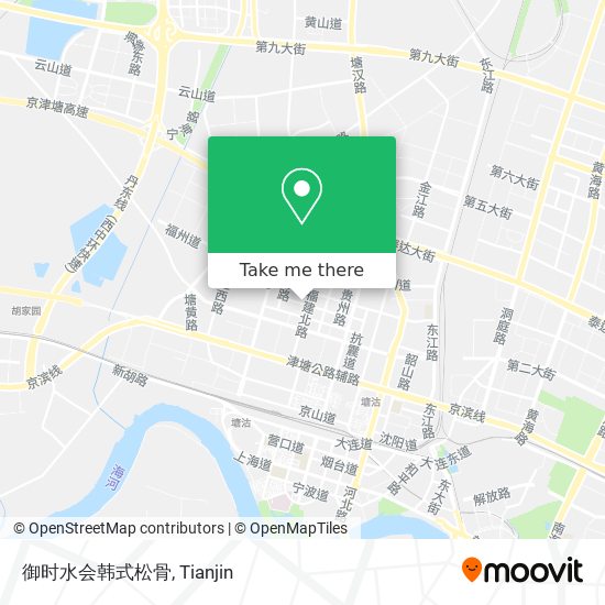 御时水会韩式松骨 map