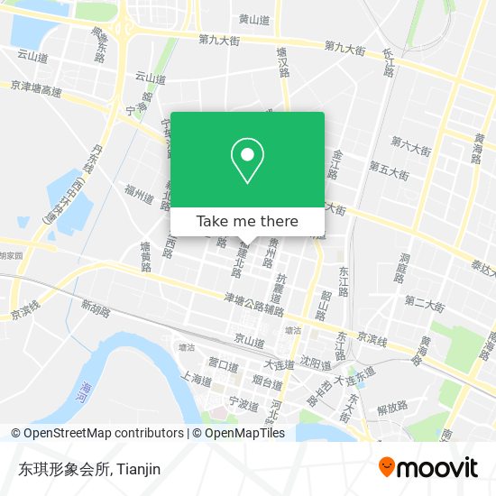 东琪形象会所 map