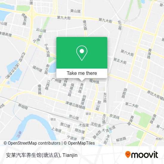 安莱汽车养生馆(塘沽店) map
