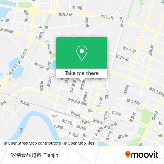 一家亲食品超市 map