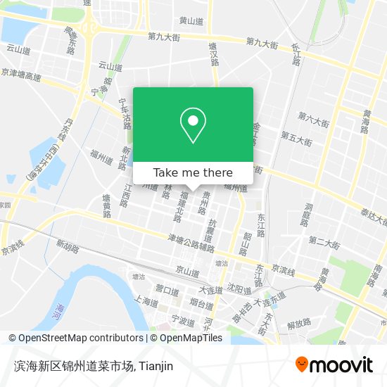 滨海新区锦州道菜市场 map