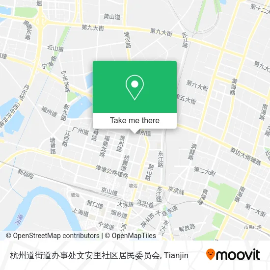 杭州道街道办事处文安里社区居民委员会 map