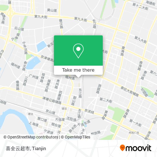 喜全云超市 map