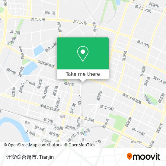 迁安综合超市 map