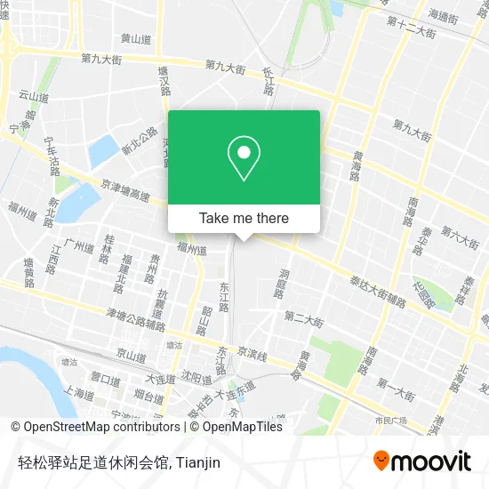 轻松驿站足道休闲会馆 map