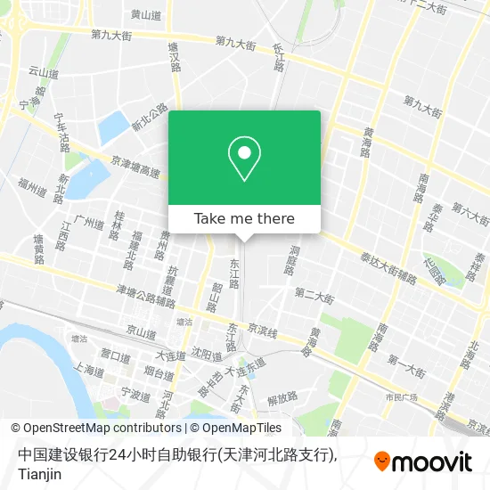 中国建设银行24小时自助银行(天津河北路支行) map