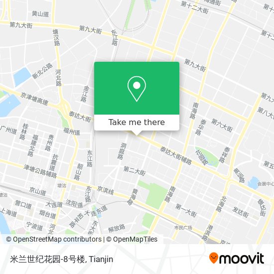 米兰世纪花园-8号楼 map