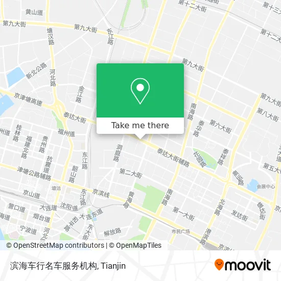 滨海车行名车服务机构 map