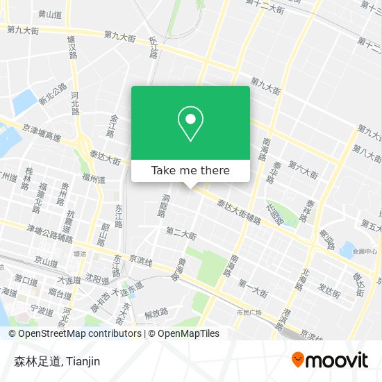 森林足道 map