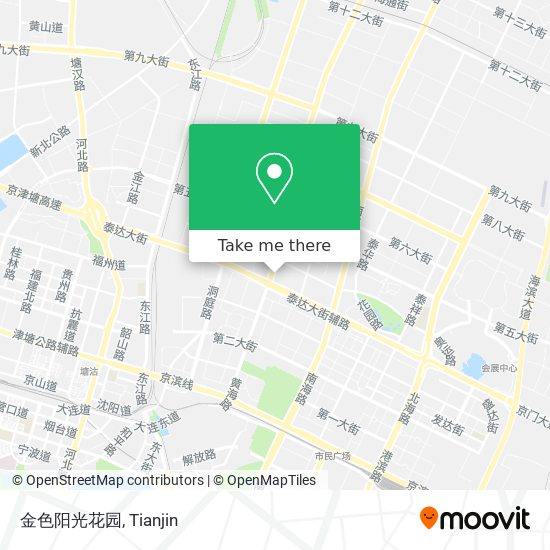 金色阳光花园 map