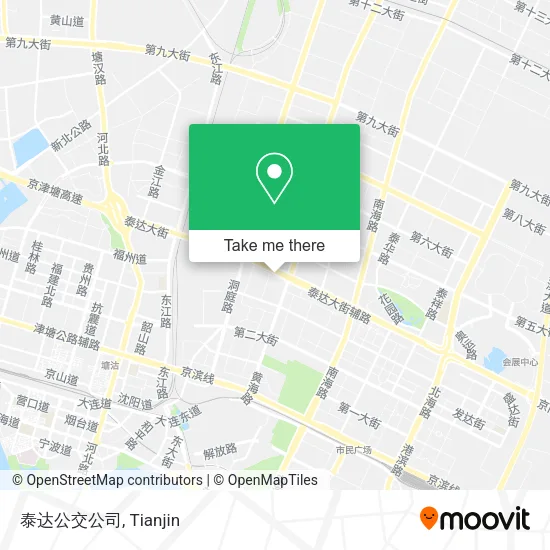 泰达公交公司 map