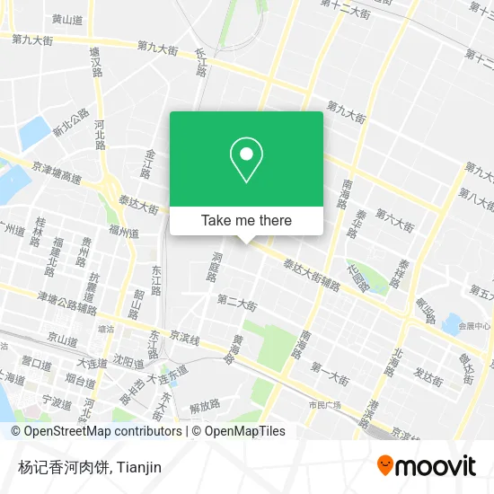 杨记香河肉饼 map