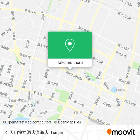 金天山快捷酒店滨海店 map