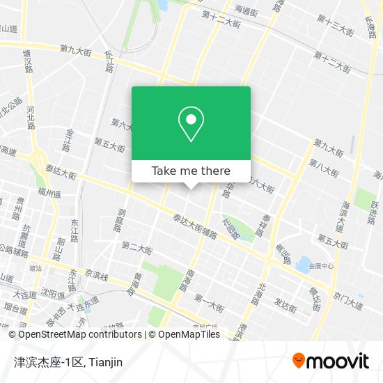 津滨杰座-1区 map
